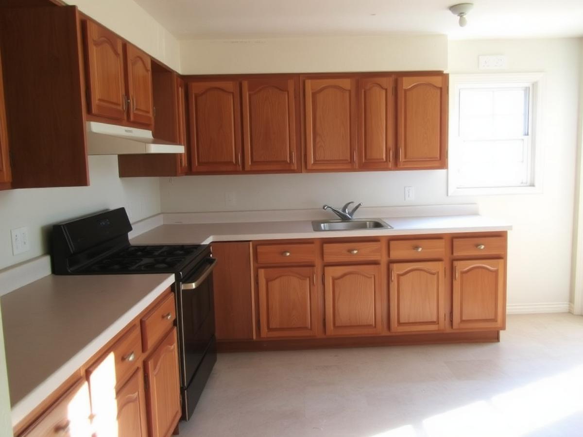 Dated oak kitchen before remodeling by WM Elite Remodeling in Winter Garden Florida
